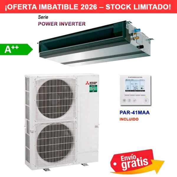 Aire Acondicionado Conductos Mitsubishi MPEZ-125VDA
