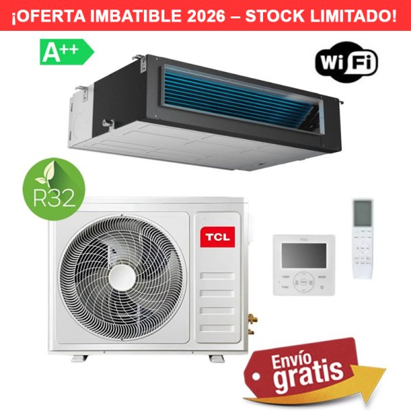 Aire Acondicionado Conductos TCL M30D1W2 WIFI