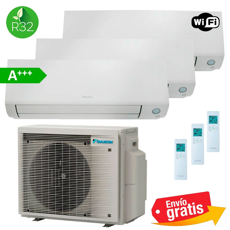Aire Acondicionado Daikin 3x1 Perfera 3MXM40A9 + FTXM20A + FTXM20A + FTXM25A