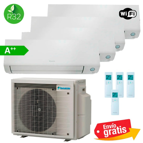Aire Acondicionado Daikin 4x1 Perfera 4MXM68A9 + FTXM20A + FTXM20A + FTXM25A + FTXM42A