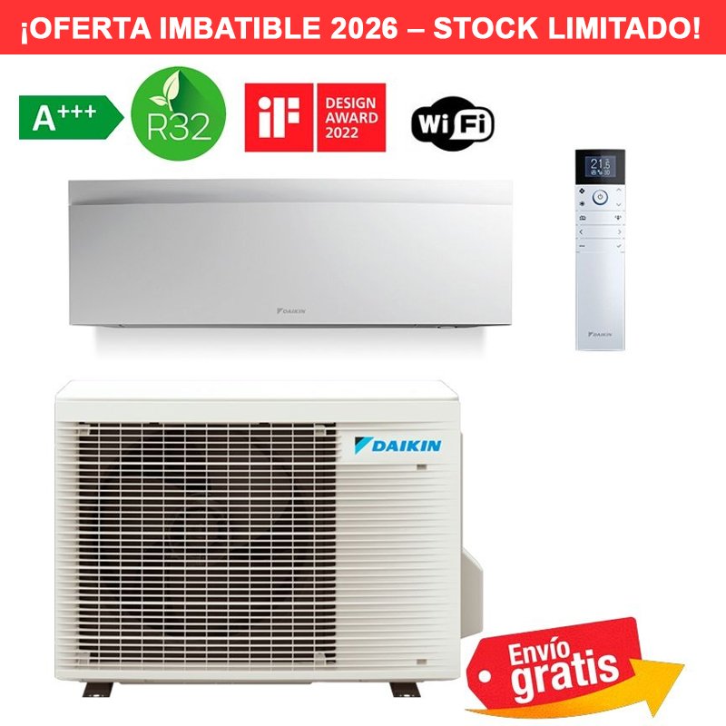 Aire Acondicionado Daikin Emura 3 TXJ25AW - Blanco