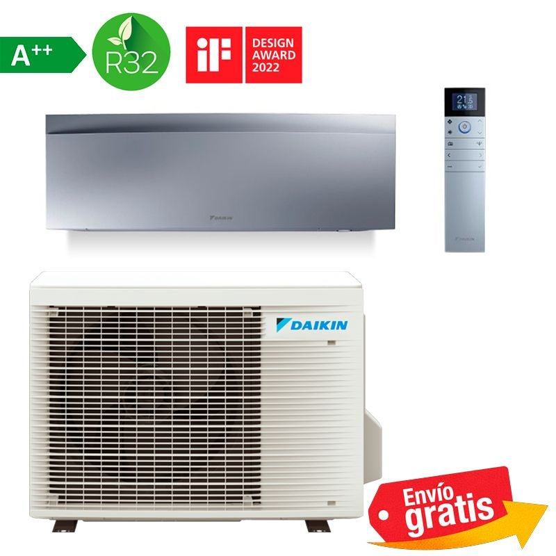 UNIDAD INTERIOR Aire Acondicionado Daikin Emura 3 FTXJ42AS - Plata