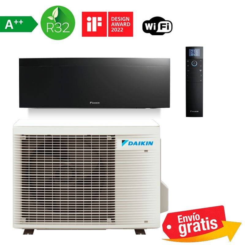 Aire Acondicionado Daikin Emura 3 FTXJ50AB - Negro