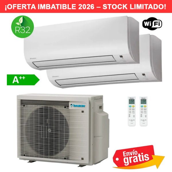 Aire Acondicionado Daikin multisplit 2x1 Sensira 2MXF50F3