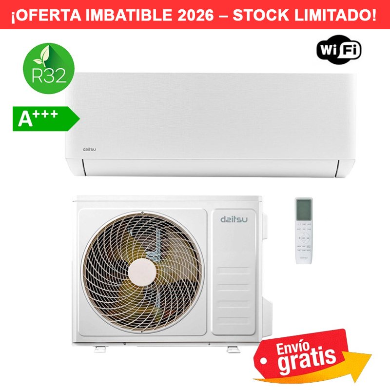 Aire Acondicionado Daitsu Artic Plus DS-9KTP-5