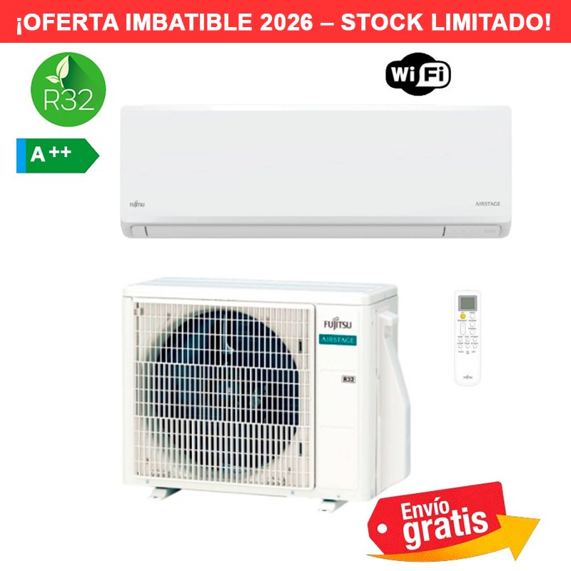 Aire Acondicionado Fujitsu ASY25-KN WiFi