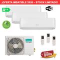 Aire Acondicionado Hisense Style MultiSplit 3x1 3AMW72U4RJC + 3 unidades interiores CF25YR4BG