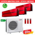 Aire Acondicionado Multi Split 3x1 Mitsubishi MXZ-3F54VF + MSZ-LN25VG + MSZ-LN35VG + MSZ-LN35VG