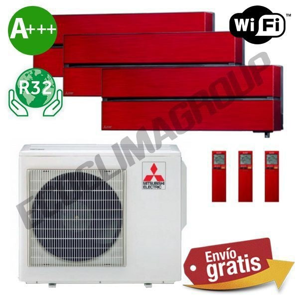 Aire Acondicionado Multi Split 3x1 Mitsubishi MXZ-4F80VF + MSZ-LN25VG + MSZ-LN25VG + MSZ-LN50VG