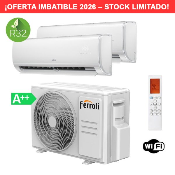 Aire Acondicionado Multisplit 2x1 Ferroli Giada M