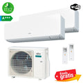 Aire Acondicionado Multisplit 2x1 Fujitsu AOY50M2-KB + ASY25MI-KG + ASY25MI-KG