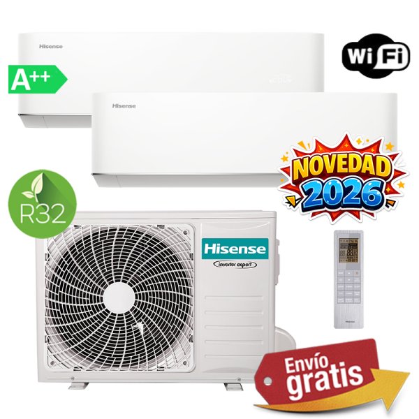 Aire Acondicionado Multisplit 2x1 Hisense 2AMW52HC99