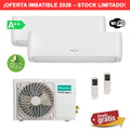 Aire Acondicionado Multisplit 2x1 Hisense Style 2AMW52U4RXC + CF25YR4BG + CF35MR0BG