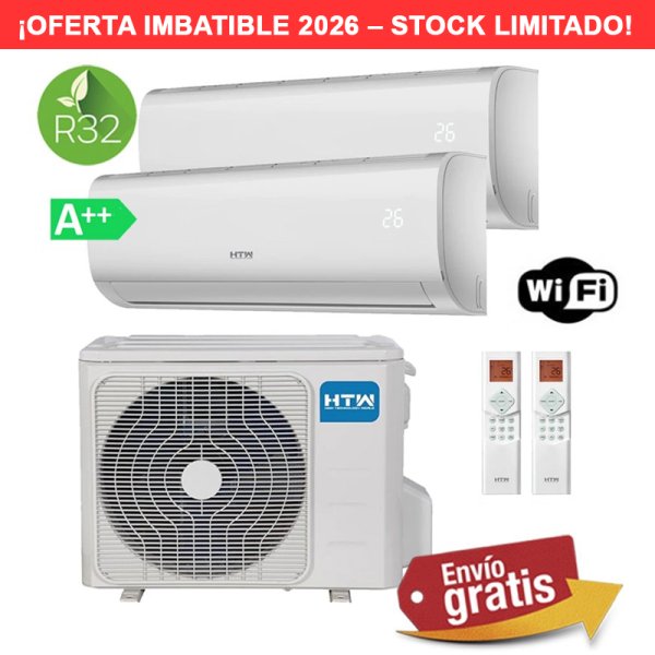 Aire Acondicionado multisplit 2x1 HTW MSI35-35/M02-52IX41BR32