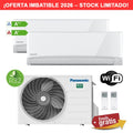 Aire Acondicionado Multisplit 2x1 Panasonic CU-2TZ50TBE + CS-RZ25ZKEW + CS-RZ35ZKEW