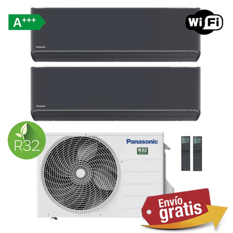 Aire Acondicionado Multisplit 2x1 Panasonic CU-2Z50TBE + CS-XZ25XKEW-H + CS-XZ35XKEW-H