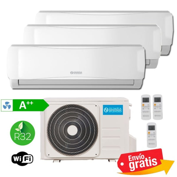 Aire acondicionado Multisplit 3x1 Olimpia Splendid NEXYA S5 Penta E 42 + 3 unidades interiores NEXYA S4 18