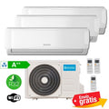 Aire acondicionado Multisplit 3x1 Olimpia Splendid NEXYA S5 Quadri E 28 + NEXYA S4 9 + NEXYA S4 12 + NEXYA S4 12