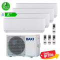 Aire Acondicionado Multisplit 4x1 Baxi Anori LSGT100-4M + JSGNW25 + JSGNW25 + JSGNW25 + JSGNW50