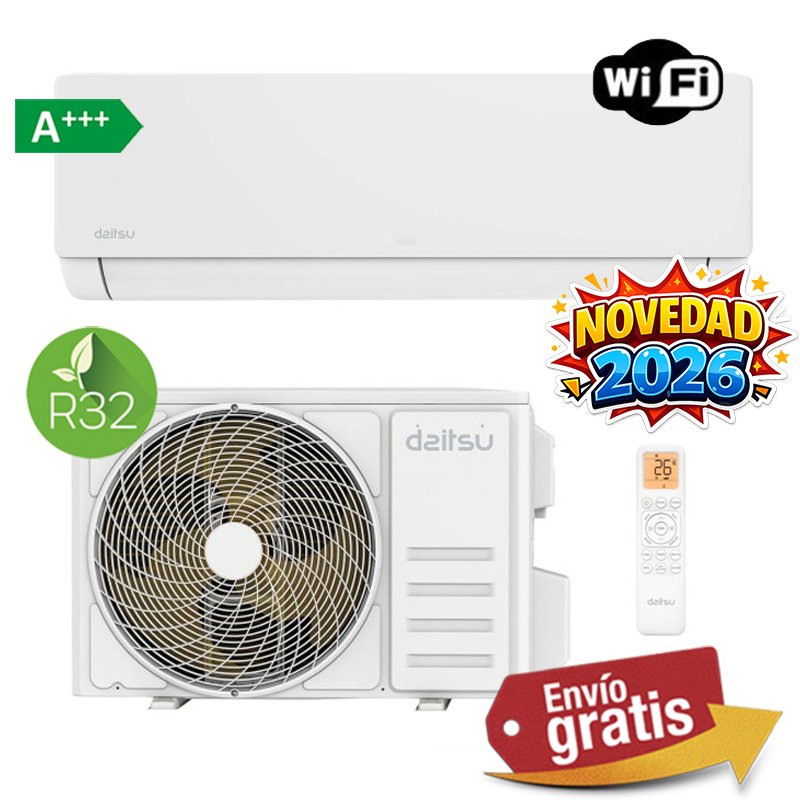 Aire Acondicionado Split 1x1 Daitsu Artic Pro DS-9KZ-2