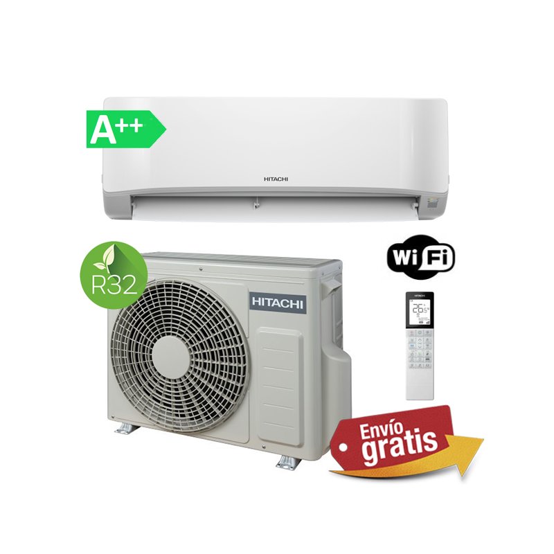 Aire Acondicionado Split 1x1 Hitachi airHome 400 2,5kW