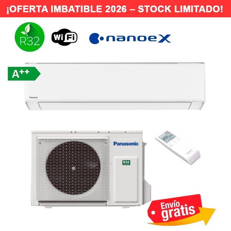 Aire Acondicionado Split 1x1 Panasonic Etherea KIT-Z50-ZKE Blanco Mate