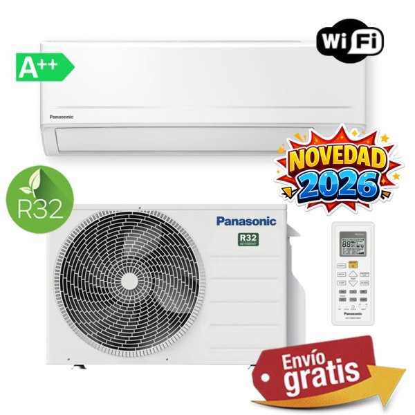 Aire acondicionado Split 1x1 Panasonic Kit-BZ25-CKE WIFI