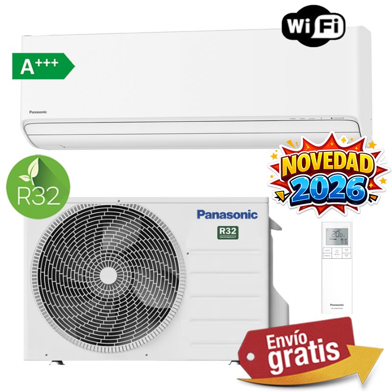Aire Acondicionado Split 1x1 Panasonic KIT-Z35-CKE
