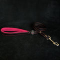 ''Bijou'' leather lead pink-0