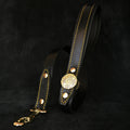 The "Maximus" leash black & gold-0