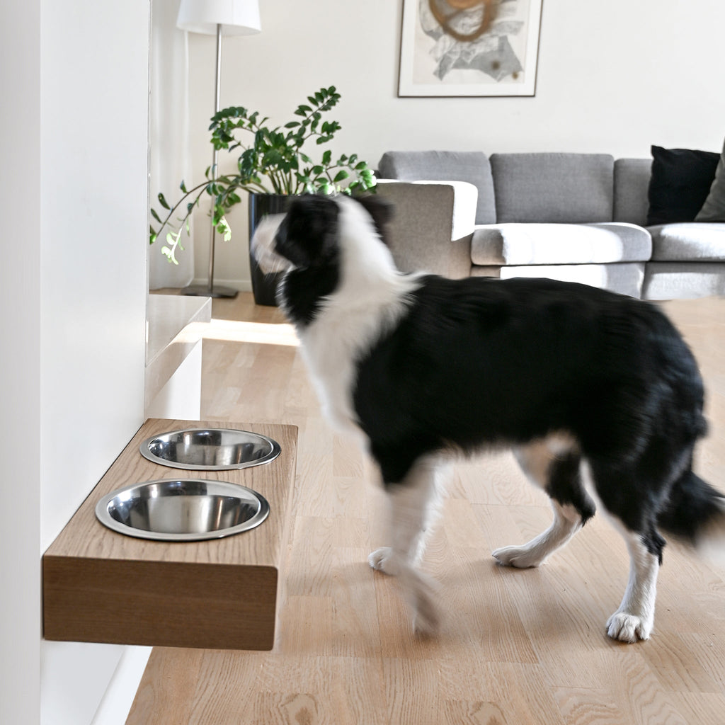 Wooden Elevated Dog Bowl Stand, 3 Sizes for Dogs and Cats-2