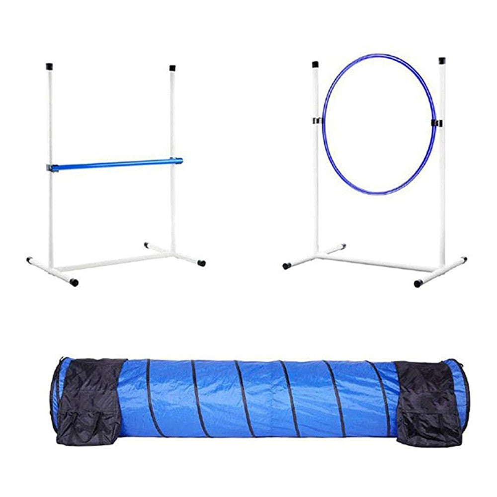 Dog Training Jumping Ring Jumping Pole Wrap Agility Training Kit-2
