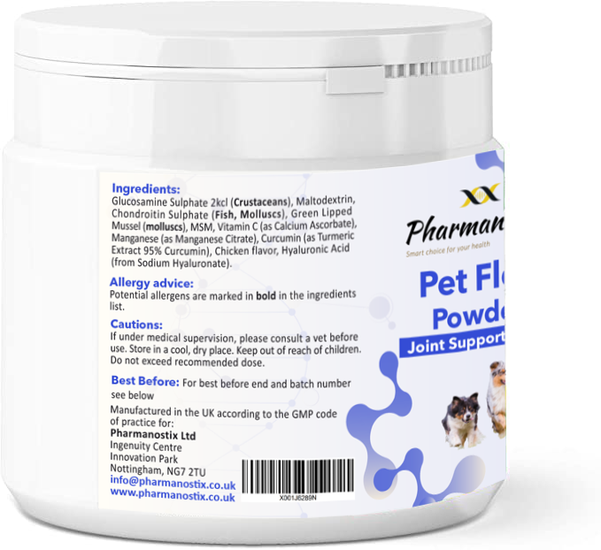 PetFlex Powder- Joint Support Supplement for Cats and Dogs 150g-1