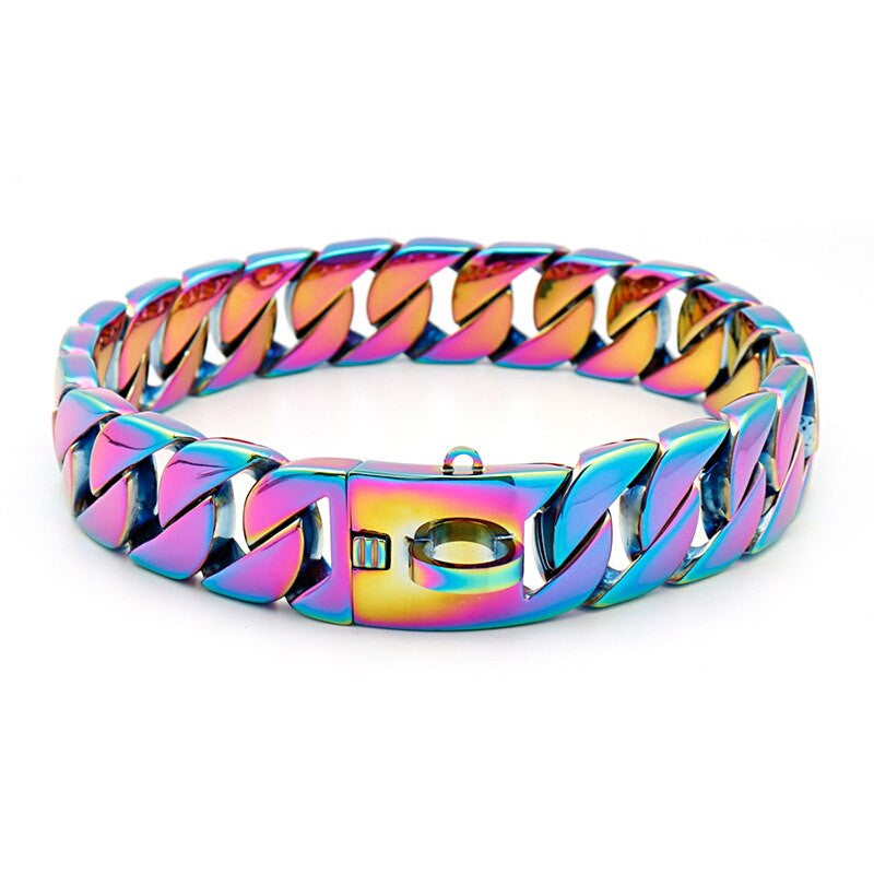 Cuban Chain Dogs Collar-10