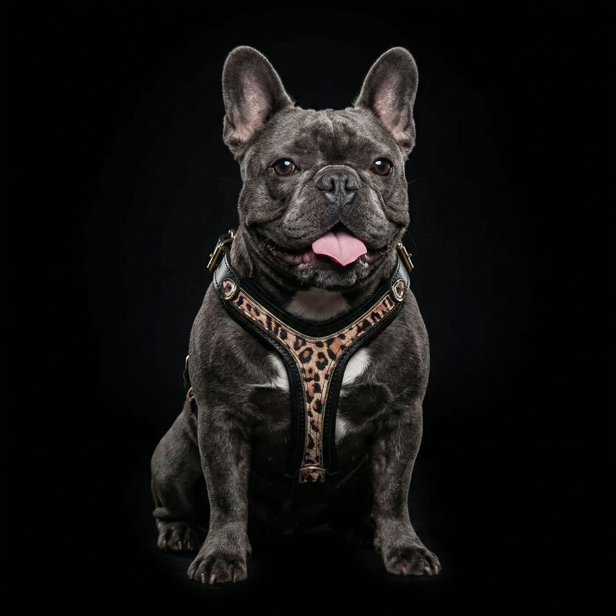 The Leopard Harness Small to Medium Size-2