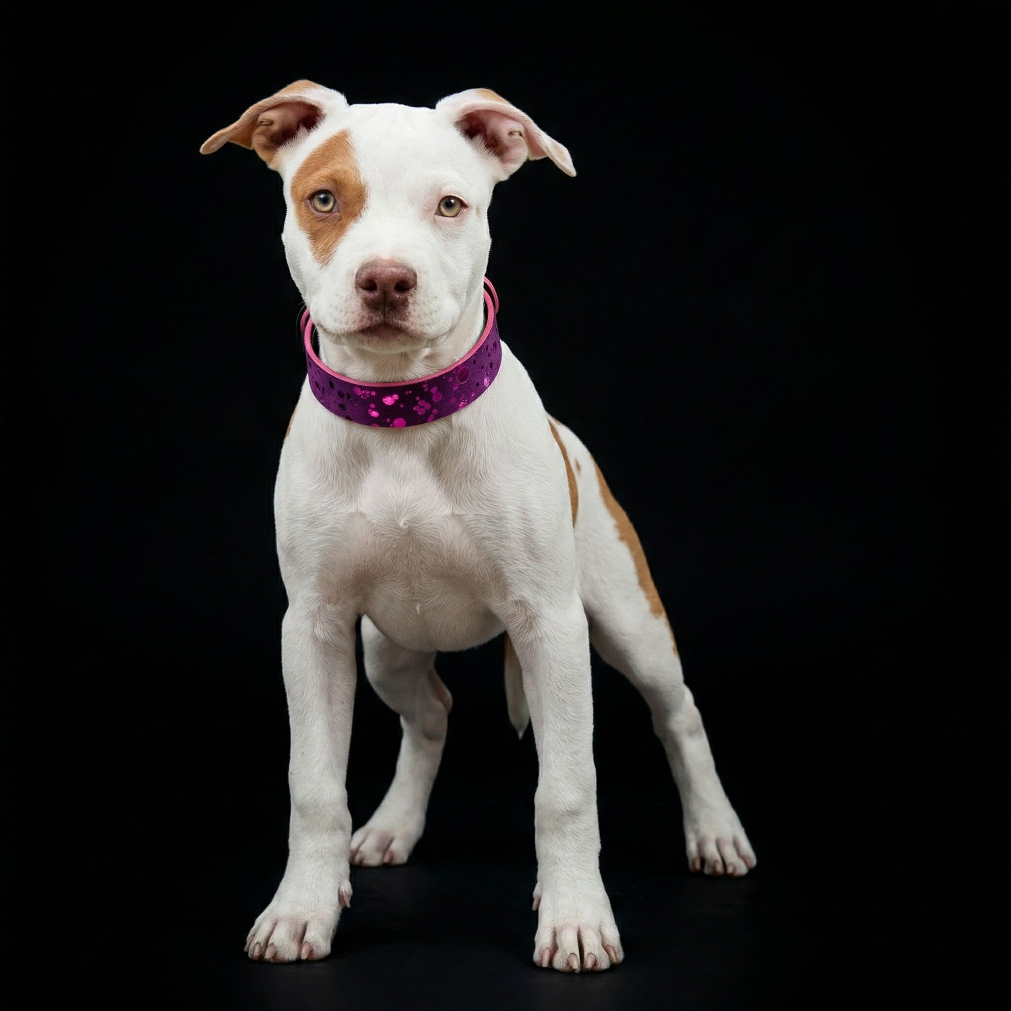 The "Viola Drops" puppy collar-1