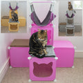 Kitty Cubby Cat Cube Play Tower MIDI Weatherproof Cover Pet and Pond Supply-0