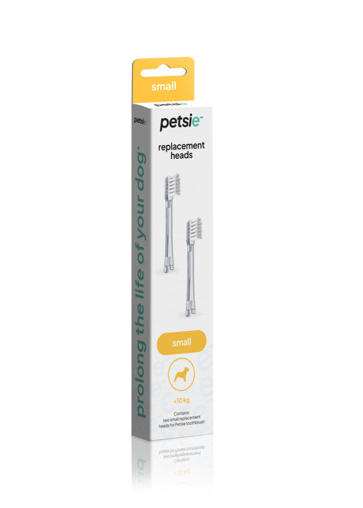 2 replacement heads for Petsie dog toothbrush (size S -10kg)-1